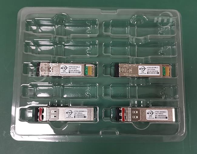 10G 10KM 1310nm and HTF 10G 40KM 1550nm module had passed the testing