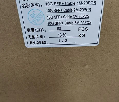 100pcs 10G sfp DAC CABLES