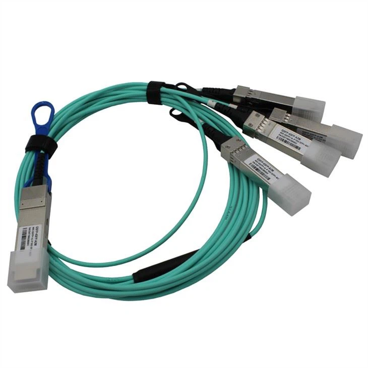 100G QSFP28-4*SFP28 25G Cabo óptico ativo