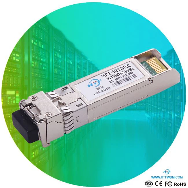 Transceptores BIDI 5G Tx1550nmRx1310nm SFP 15km
