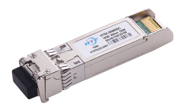 SFP de 16 Gbps mais fibra de 850 nm
